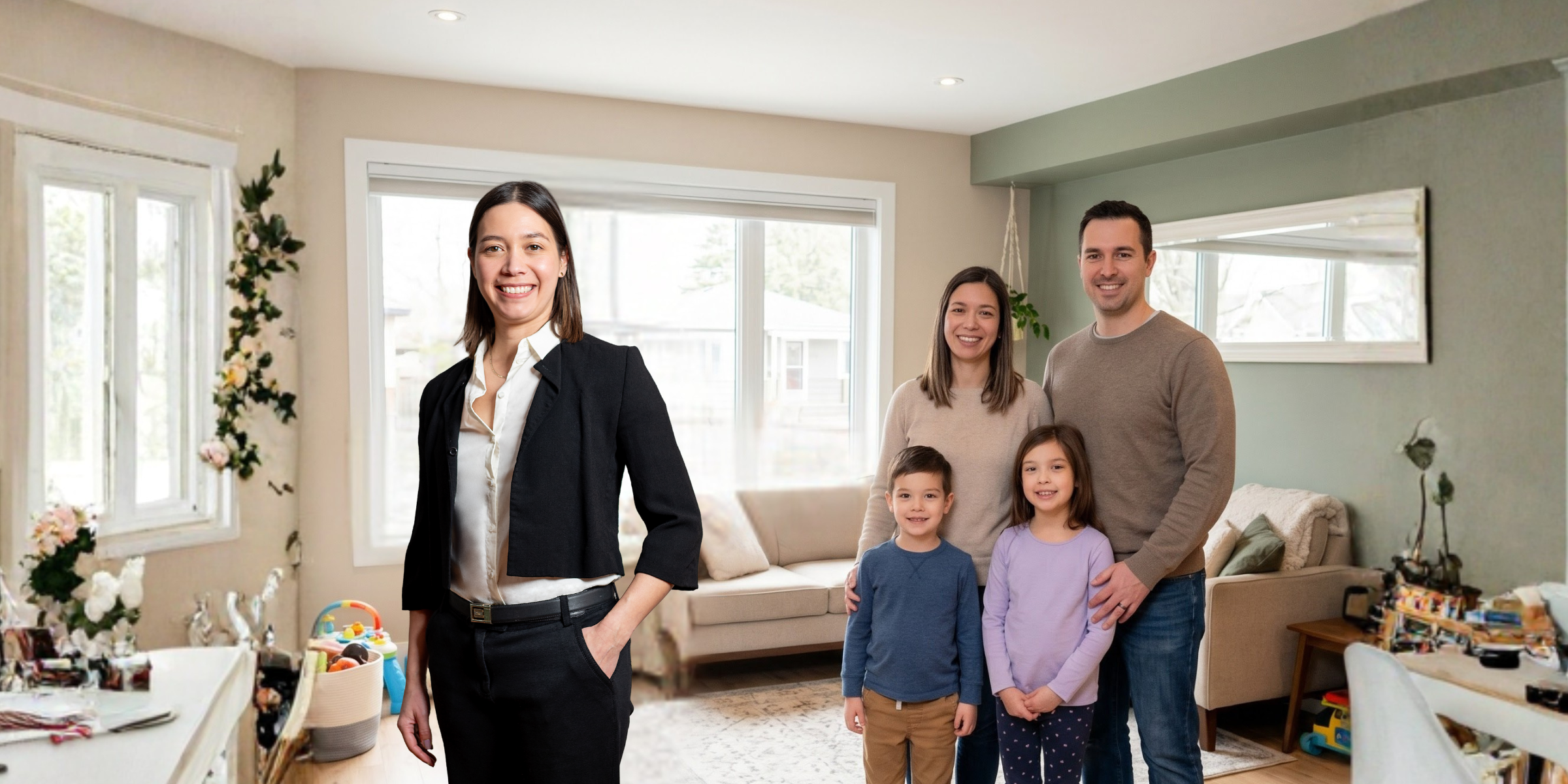 Bright calm home interior for buyer preparation and neighbourhood search
